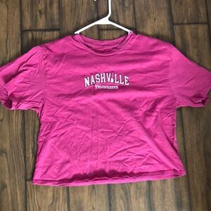 Short sleeve, hot pink, T-shirt, no stains, no rips, perfect condition